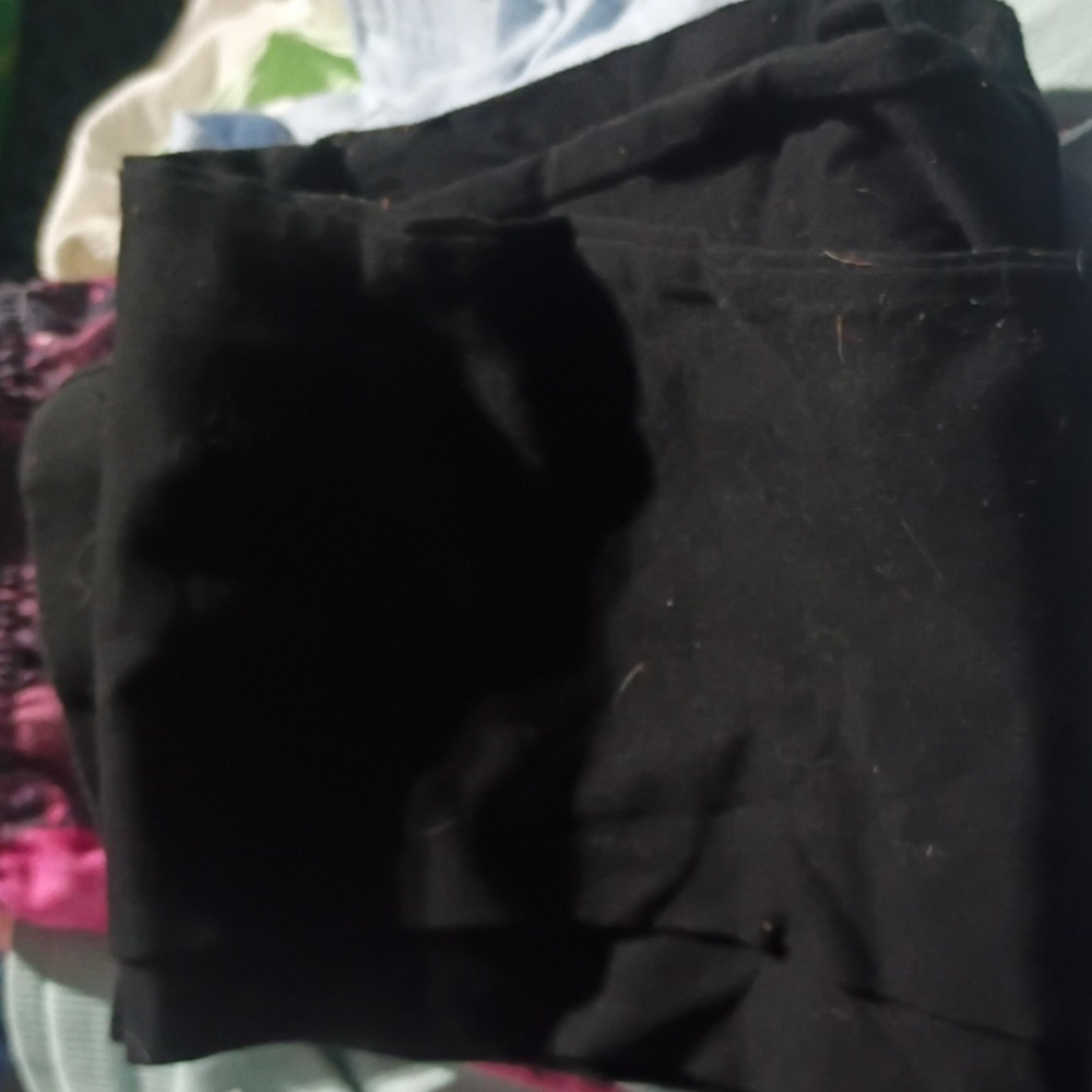 Black Leggings with Elastic Waistband